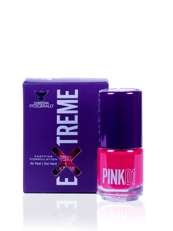 CHRISTINA FITZGERALD Лак для ногтей Extreme - Pink 01 | 15 мл |