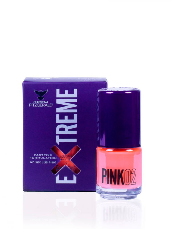 CHRISTINA FITZGERALD Лак для ногтей Extreme - Pink 02 | 15 мл |