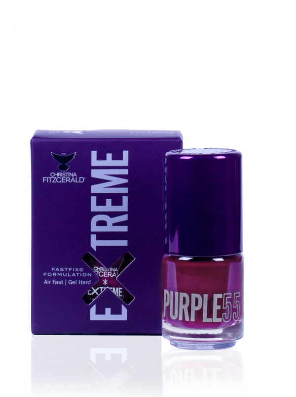 CHRISTINA FITZGERALD Лак для ногтей Extreme - Purple 55 | 15 мл |